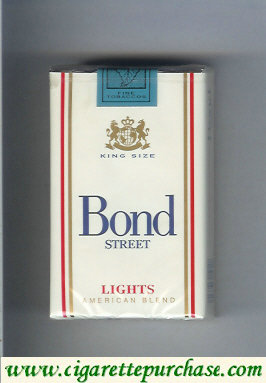 Bond Street light cigarettes American Blend USA